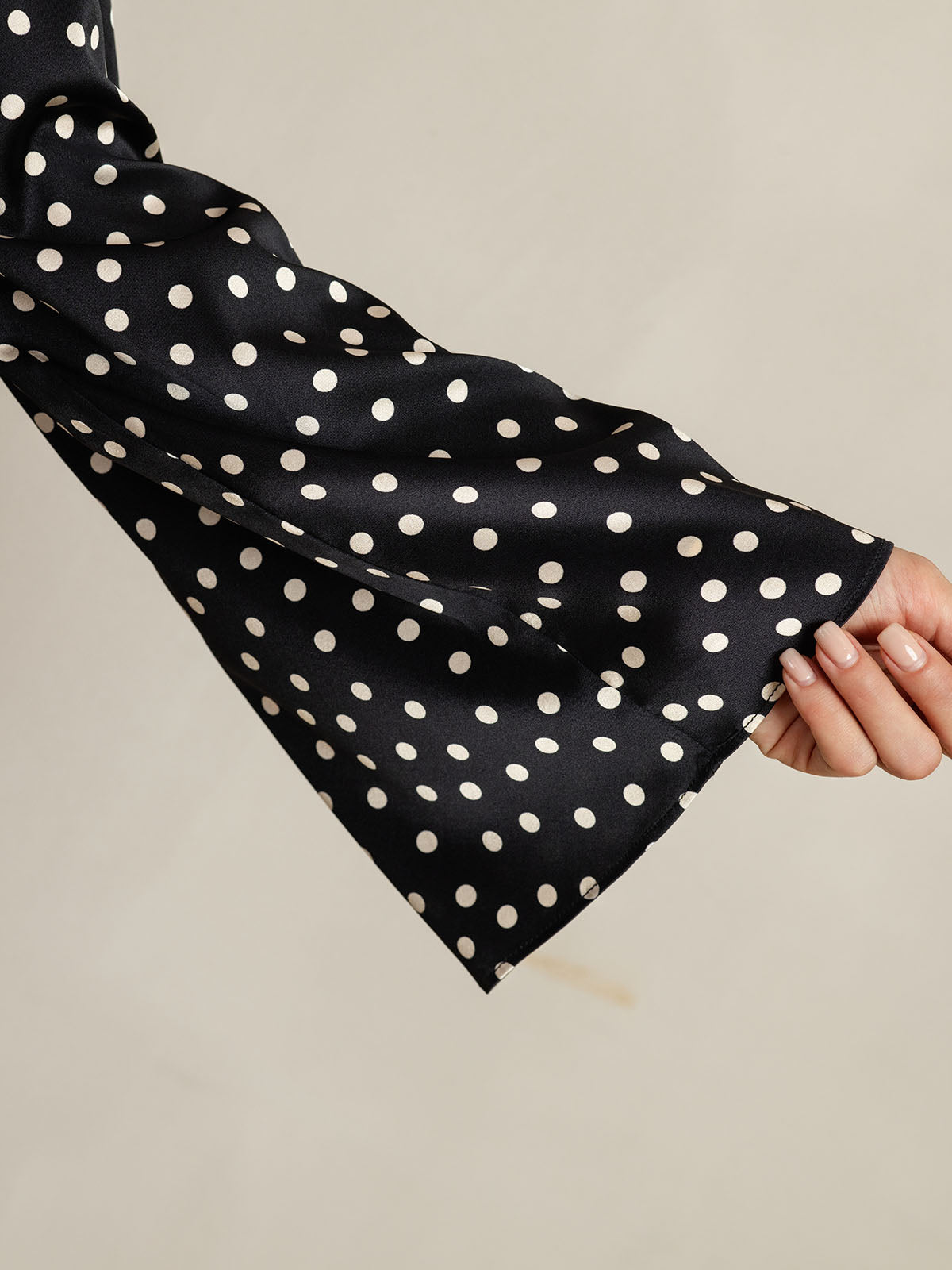 19Momme Soie Longues Manches Blouse 19Momme Soie Longues Manches Blouse