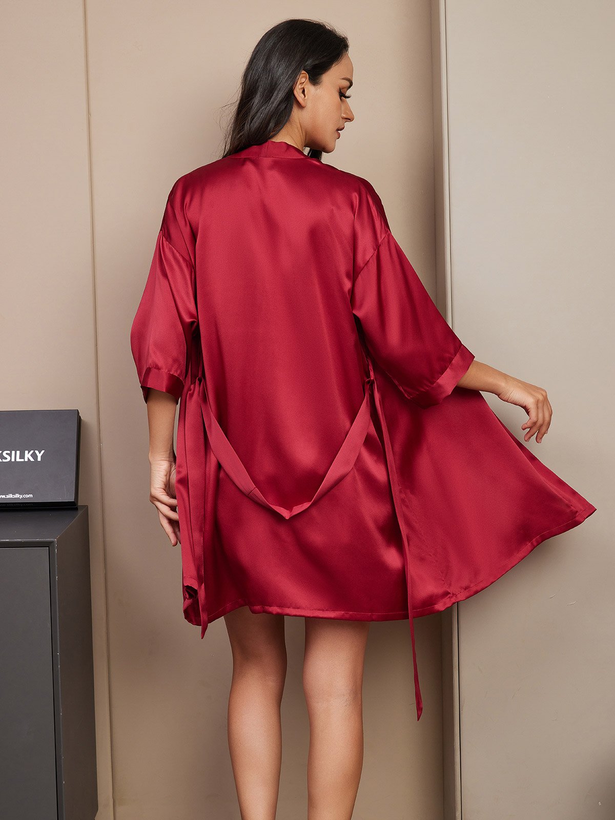 Ensemble Pyjama Court En Soie Pure Pour Femmes Ensemble Pyjama Court En Soie Pure Pour Femmes