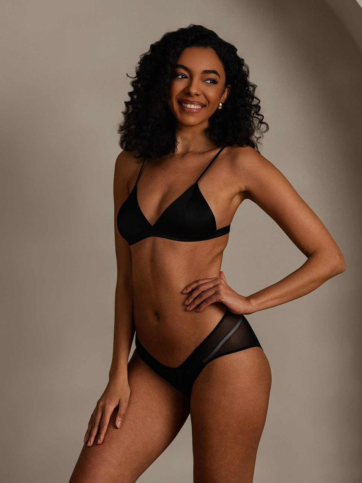 Pure Soie Ensemble soutien-gorge et culotte- 2 pièces Pure Soie Ensemble soutien-gorge et culotte- 2 pièces